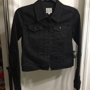 Black Denim Jacket, Like New